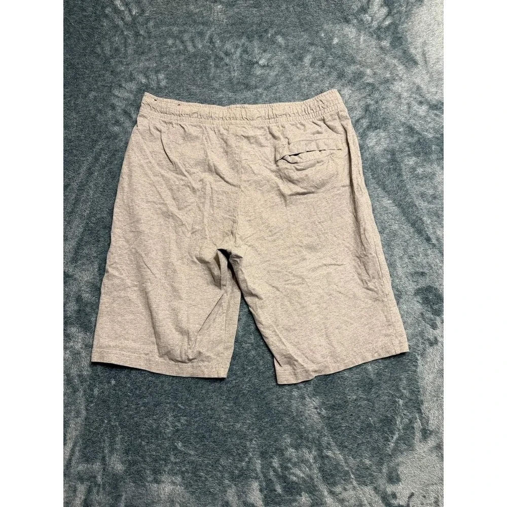 Nike Jersey Shorts Large Men's Grey Heathered Athletic Gym Training Relaxed
